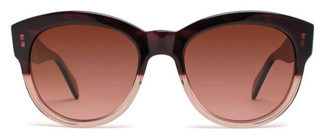 Alexander Daas - SALT Optics Hayley Sunglasses - Violet Rose Gradient - Front View
