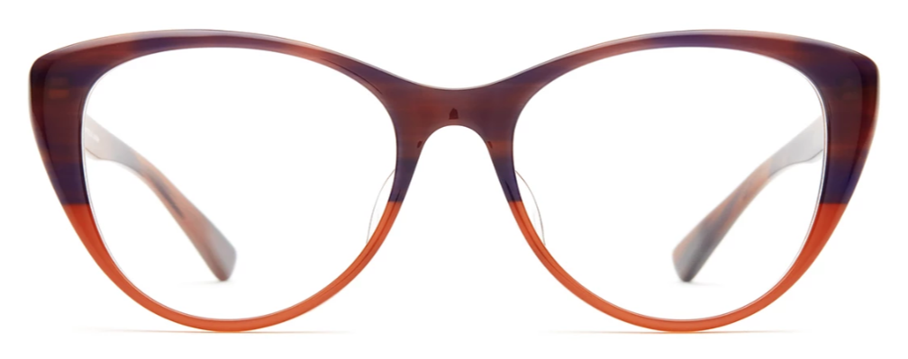 Alexander Daas - SALT Optics Lacey Eyeglasses - Sunny Orange - Front View