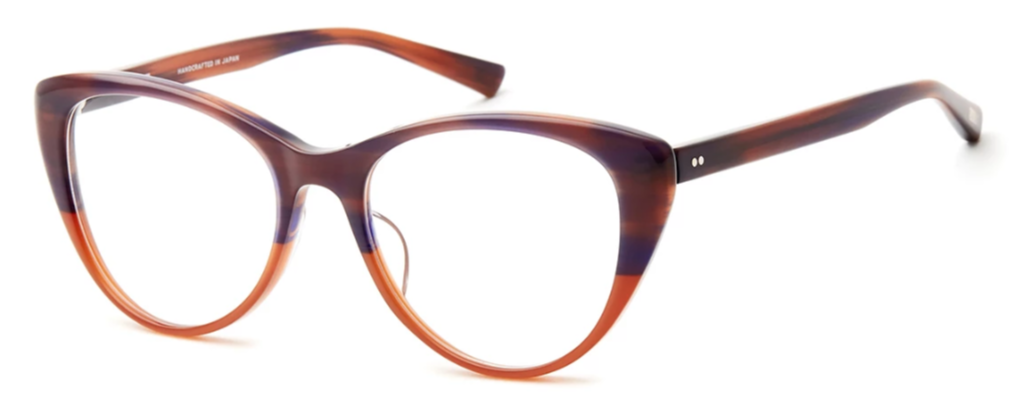 Alexander Daas - SALT Optics Lacey Eyeglasses - Sunny Orange - Side View