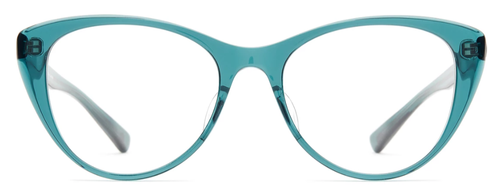 Alexander Daas - SALT Optics Lacey Eyeglasses - Teal - Front View