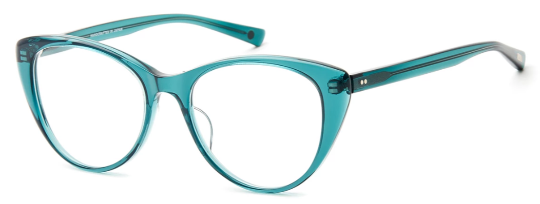 Alexander Daas - SALT Optics Lacey Eyeglasses - Teal - Side View