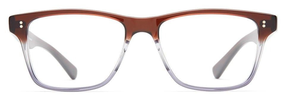 Alexander Daas - SALT Optics Marty Eyeglasses - Chestnut & Dusk - Front View