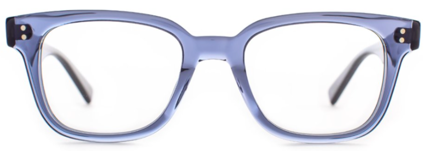Alexander Daas - SALT Optics Max Eyeglasses - Indigo Blue - Front View