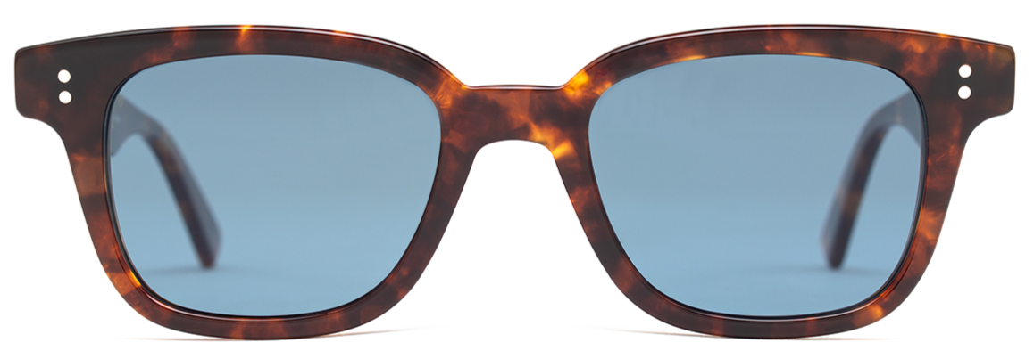 Alexander Daas - SALT Optics Max Sunglasses - Toasted Toffee & Deep Blue - Front View