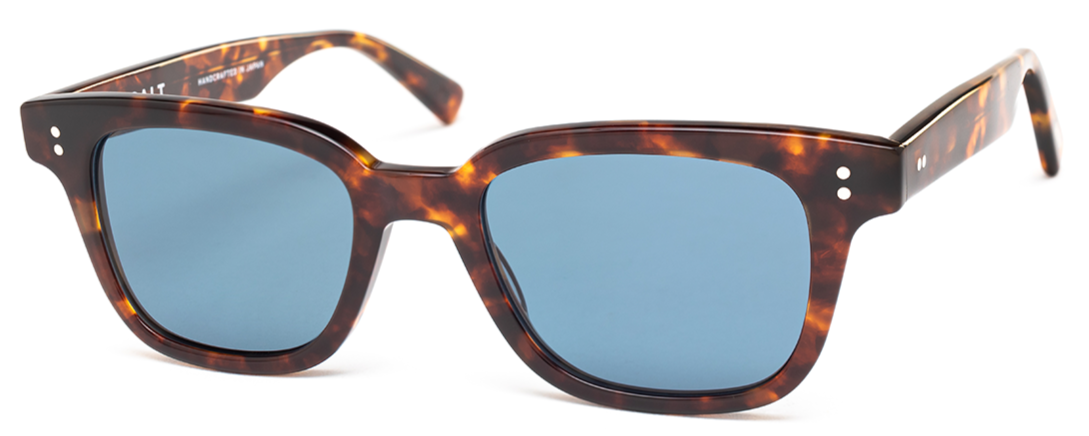 Alexander Daas - SALT Optics Max Sunglasses - Toasted Toffee & Deep Blue - Side View