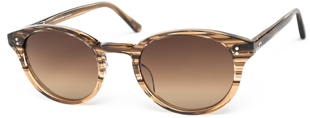 Alexander Daas - SALT Optics Spencer 48 Sunglasses - Brownstone & Brown Gradient - Side View