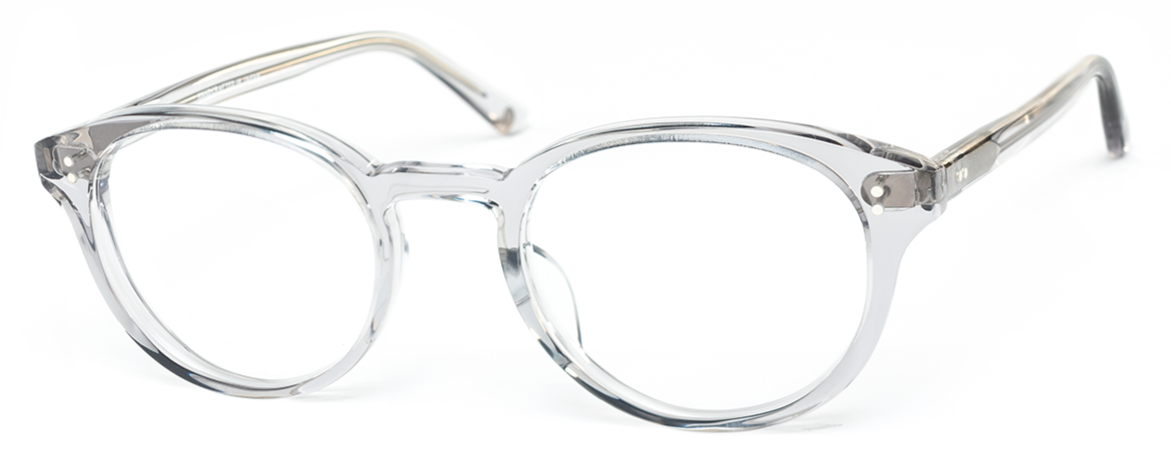 Alexander Daas - SALT Optics Spencer Eyeglasses - Smoke Grey - Side View