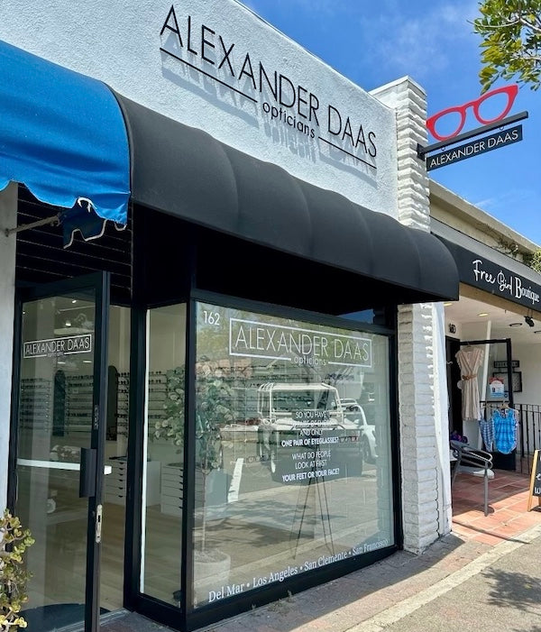 Alexander Daas Opticians - San Clemente in Orange County - exterior store front