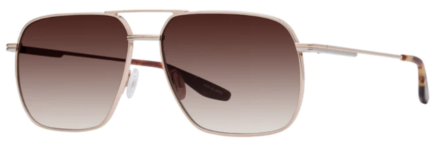 Alexander Daas - Barton Perreira 007 Royale Sunglasses - Gold &amp; Silver - Angle