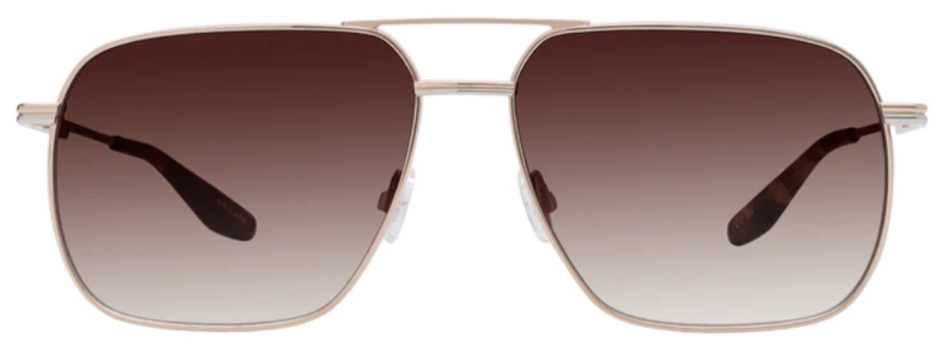 Alexander Daas - Barton Perreira 007 Royale Sunglasses - Gold &amp; Silver - Front View