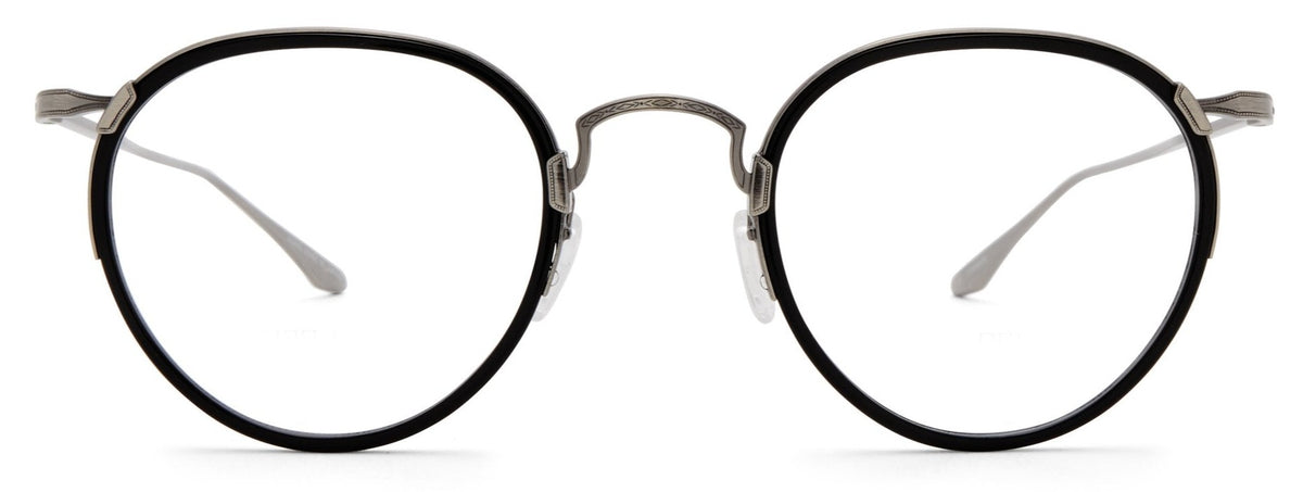 Alexander Daas - Barton Perreira Aalto Eyeglasses - Black &amp; Pewter - Front View