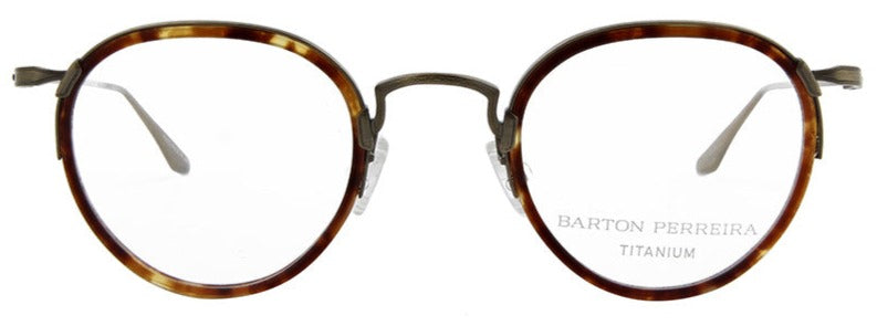 Alexander Daas - Barton Perreira Aalto Eyeglasses - Chestnut & Antique Gold - Front View