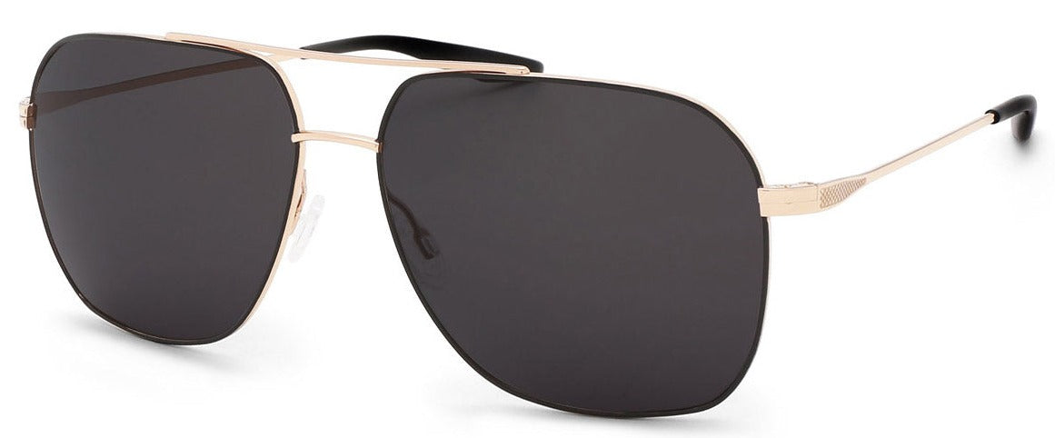 Alexander Daas - Barton Perreira Aeronaut Sunglasses - Black & Satin Gold - Side View