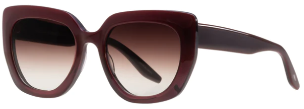 Alexander Daas - Barton Perreira Akahi Sunglasses - Oxblood - Side View