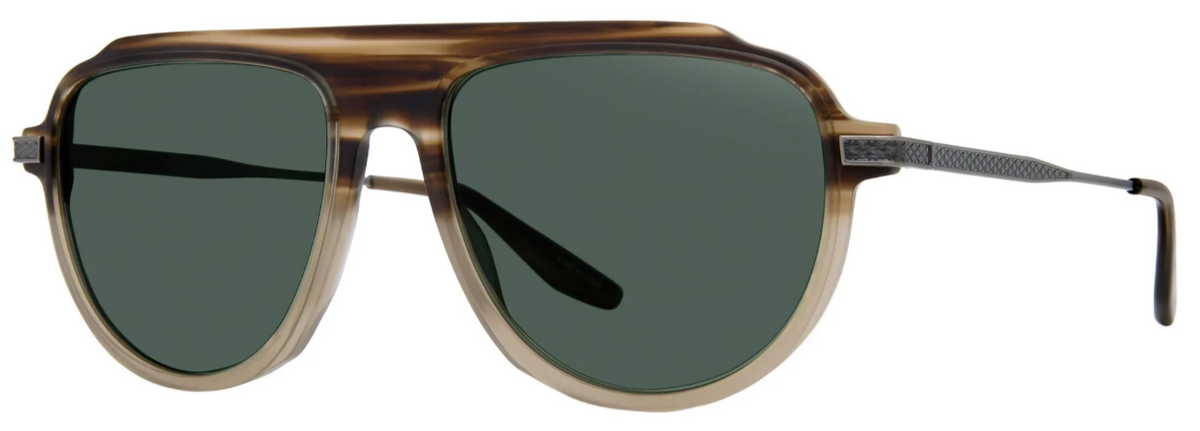 Alexander Daas - Barton Perreira Avtak Sport Sunglasses - Matte Hickory Gradient &amp; Pewter - Side View