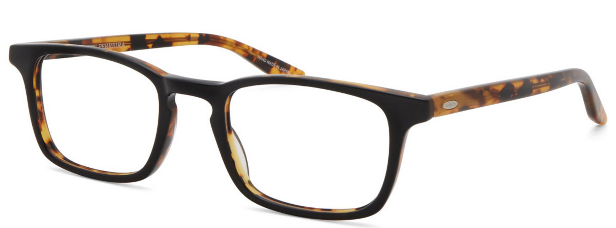 Alexander Daas - Barton Perreira Blake Eyeglasses - Black Amber Tortoise - Side View