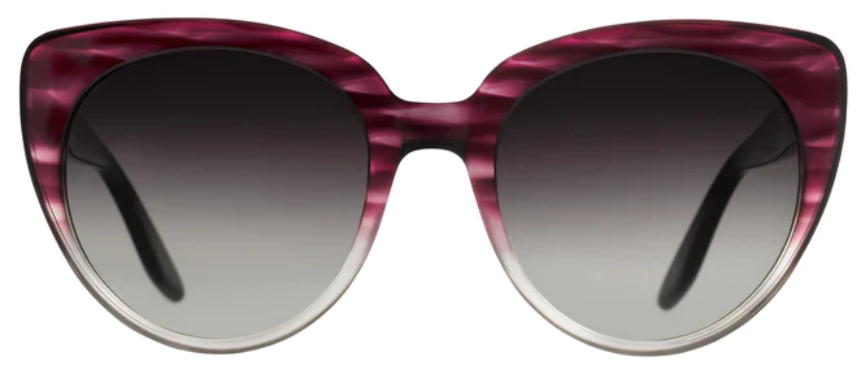 Alexander Daas - Barton Perreira Cabaret Sunglasses - Aubergine Gradient - Front View