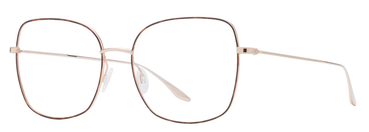 Alexander Daas - Barton Perreira Camille 55 Eyeglasses - Tortoise Enamel &amp; Gold - Side View