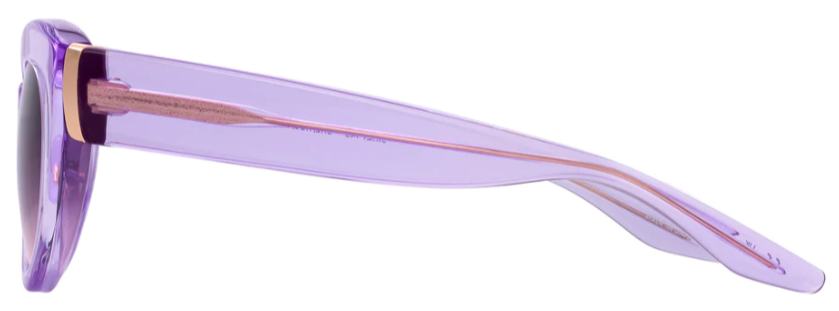Alexander Daas - Barton Perreira Coquette Sunglasses - Sheer Lilac - Side View