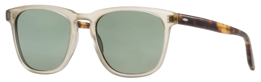 Alexander Daas - Barton Perreira Cutrone Polarized Sunglasses - Matte Champagne & Safari - Side View