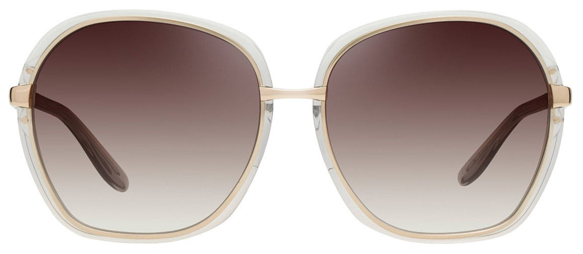 Alexander Daas - Barton Perreira Darine Sunglasses- Trellis Gold & Smokey Topaz - Front View