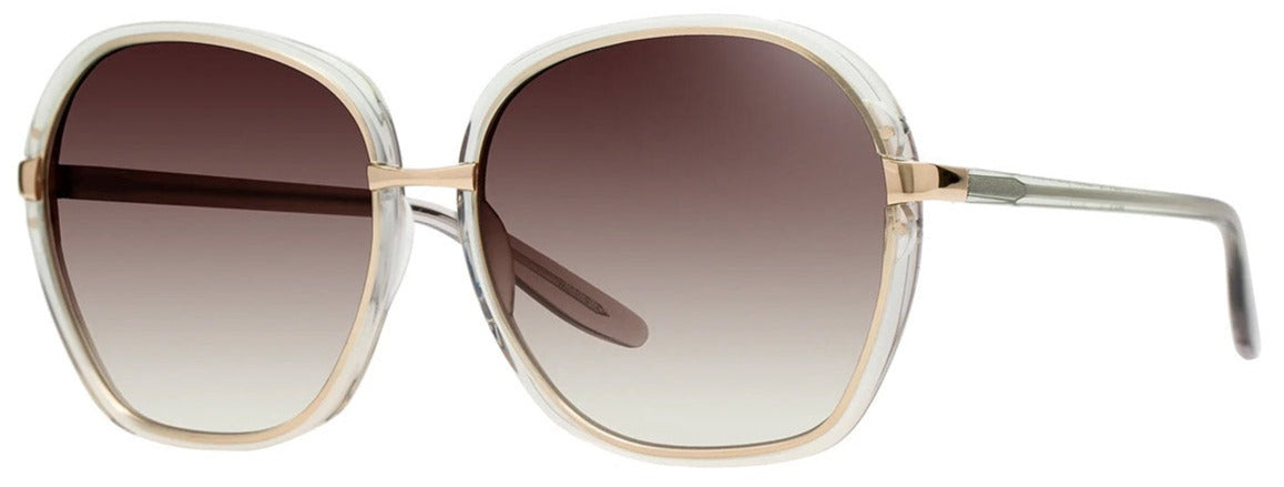 Alexander Daas - Barton Perreira Darine Sunglasses - Trellis Gold & Smokey Topaz - Side View