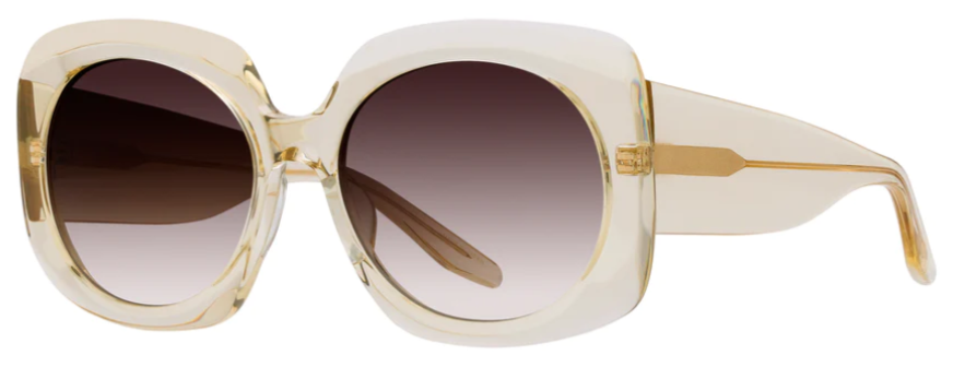 Alexander Daas - Barton Perreira Delia Sunglasses - Champagne & Smokey Topaz - Side View