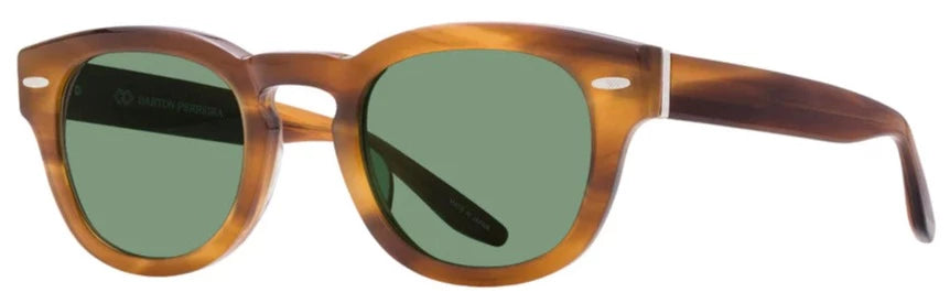 Alexander Daas - Barton Perreira Demarco Sunglasses - Umber Tortoise & Silver - Side View