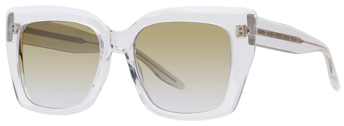 Alexander Daas - Barton Perreira Devine Sunglasses - Crystal Gold &amp; Yellow Mirror - Angle