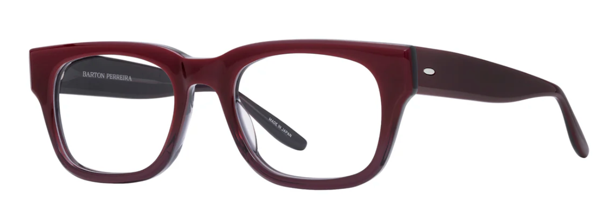 Alexander Daas - Barton Perreira Domino 51 Eyeglasses - Oxblood - Side View