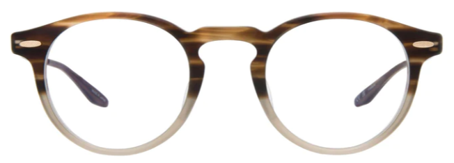 Alexander Daas - Barton Perreira Donnely Eyeglasses - Matte Hickory Gradient & Antique Gold - Front View