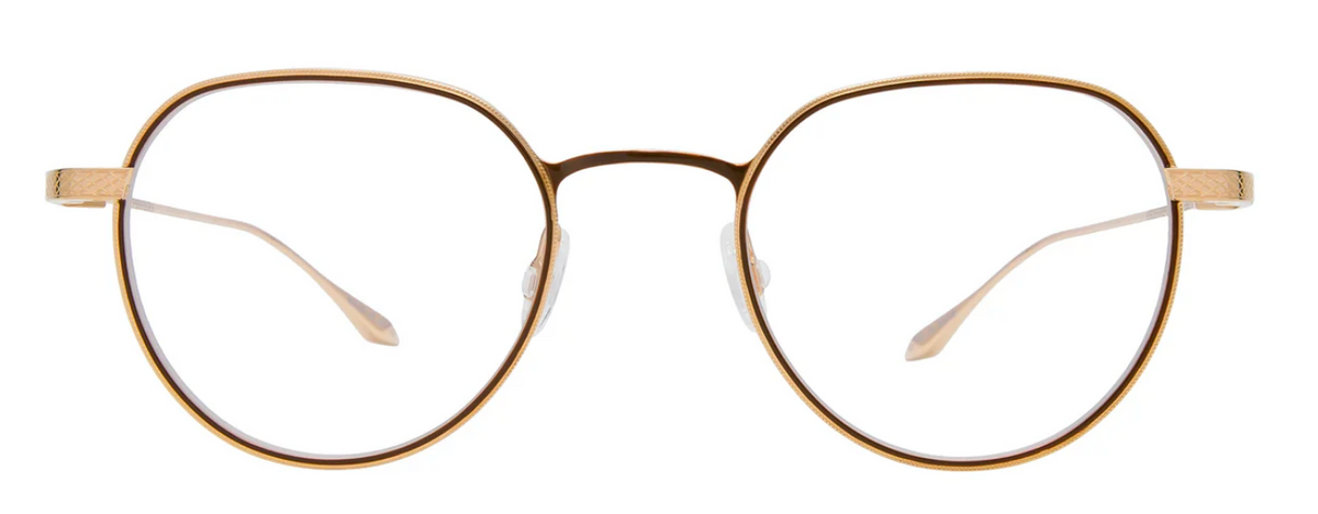 Alexander Daas - Barton Perreira Ebbets 49 Eyeglasses - Gold &amp; Antique Gold - Front View