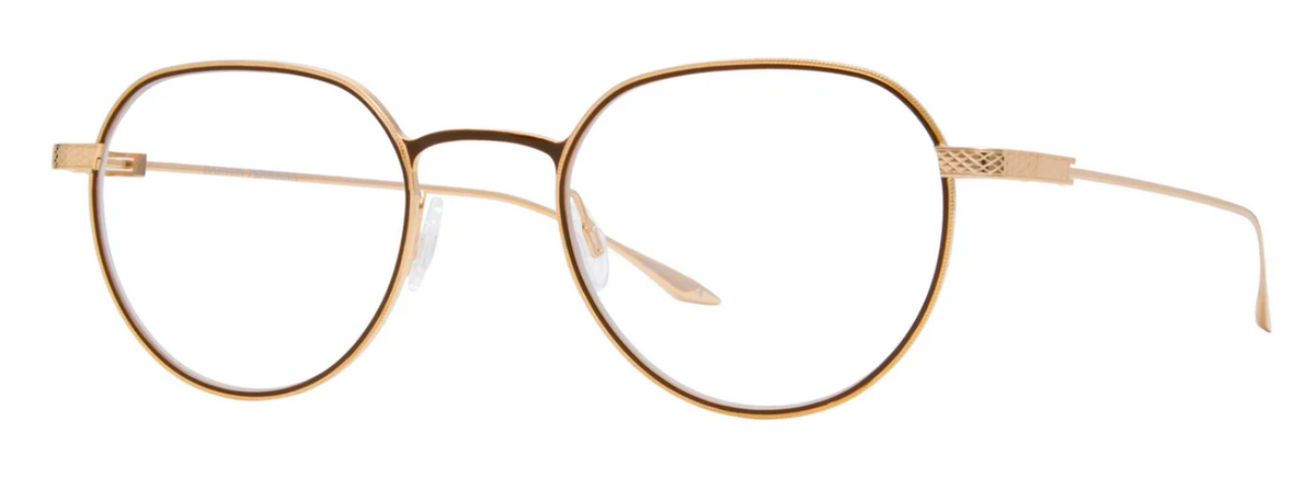Alexander Daas - Barton Perreira Ebbets 49 Eyeglasses - Gold &amp; Antique Gold - Side View