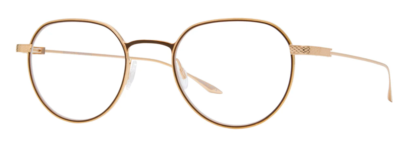 Alexander Daas - Barton Perreira Ebbets 49 Eyeglasses - Gold & Antique Gold - Side View