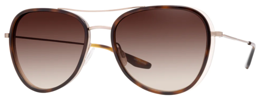 Alexander Daas - Barton Perreira Gesner Sunglasses - Autumn Blaze &amp; Rose Gold - Side View