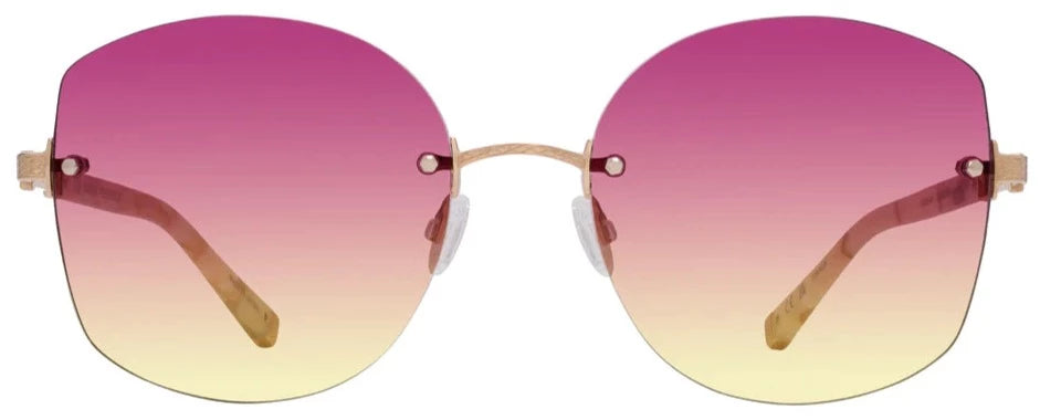 Alexander Daas - Barton Perreira Gloria Sunglasses - Tusk Gold - Sun Kissed Gradient - Front View