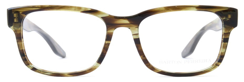 Alexander Daas - Barton Perreira Huncke Eyeglasses - Sulcata Tortoise - Front View