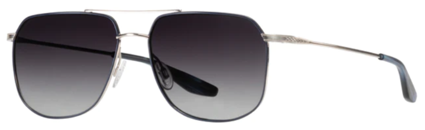 Alexander Daas - Barton Perreira Javelin Sunglasses - Matte Navy & Silver - Side View