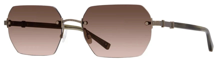 Alexander Daas - Barton Perreira Jude Sunglasses - Antique Gold - Side View