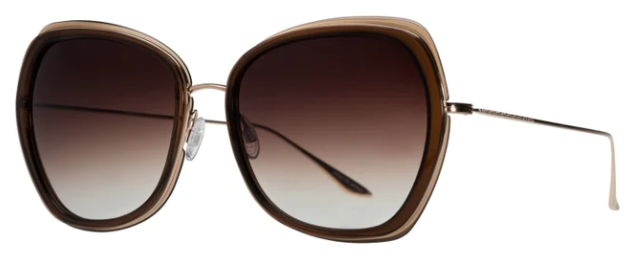 Alexander Daas - Barton Perreira Magdalena Sunglasses - Clove & Gold - Side View