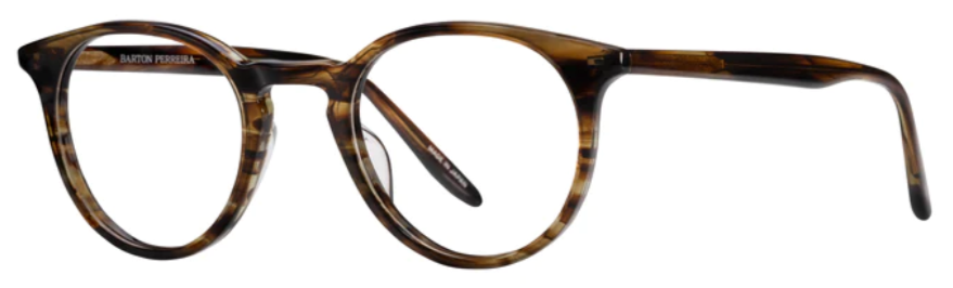 Alexander Daas - Barton Perreira Princeton Eyeglasses - Sulcata Tortoise - Side View