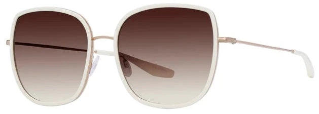 Alexander Daas - Barton Perreira Vega Sunglasses - Ivory/Gold - Smokey Topaz - Side View