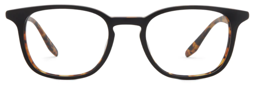 Alexander Daas - Barton Perreira Woody Eyeglasses - Matte Black &amp; Amber Tortoise - Front View