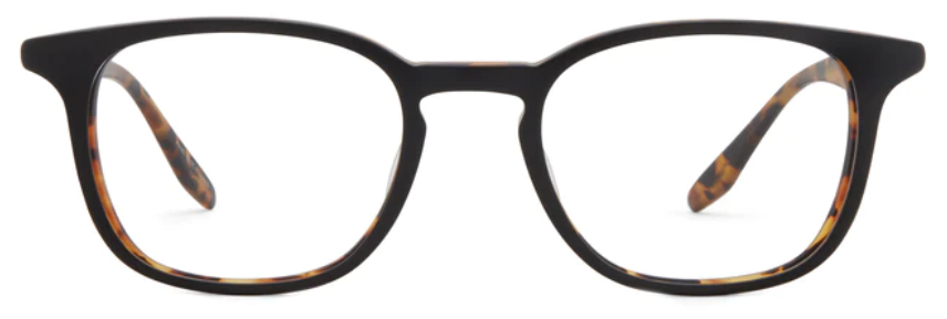 Alexander Daas - Barton Perreira Woody Eyeglasses - Matte Black & Amber Tortoise - Front View