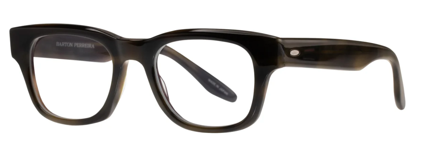 Alexander Daas - Barton Perreira Yarner 49 Eyeglasses - Everglade Tortoise - Side View