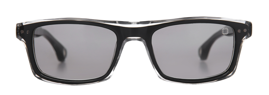 Alexander Daas - Blake Kuwahara Albers Sunglasses - Midnight - Front View