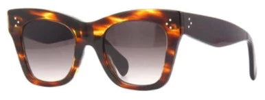 Alexander Daas - Celine CL4004IN Sunglasses - Havana & Grey Gradient - Side View