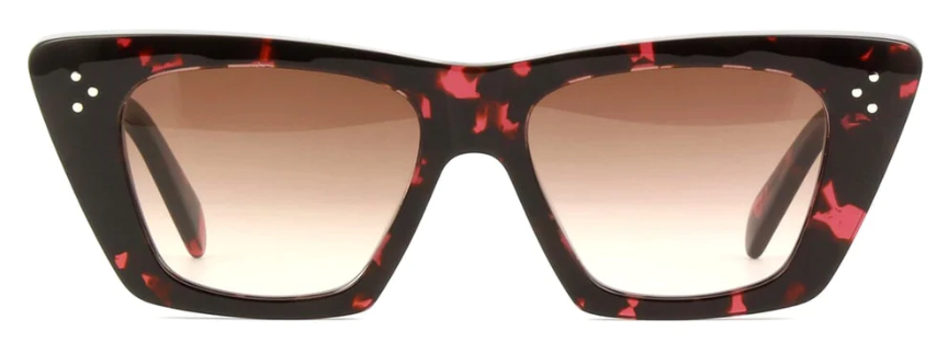 Alexander Daas - Celine CL40187I Sunglasses - Raspberry Havana - Front View