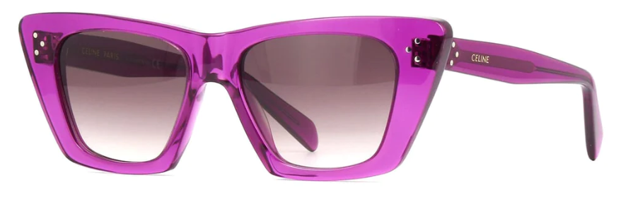 Alexander Daas - Celine CL40187I Sunglasses - Violet - Side View