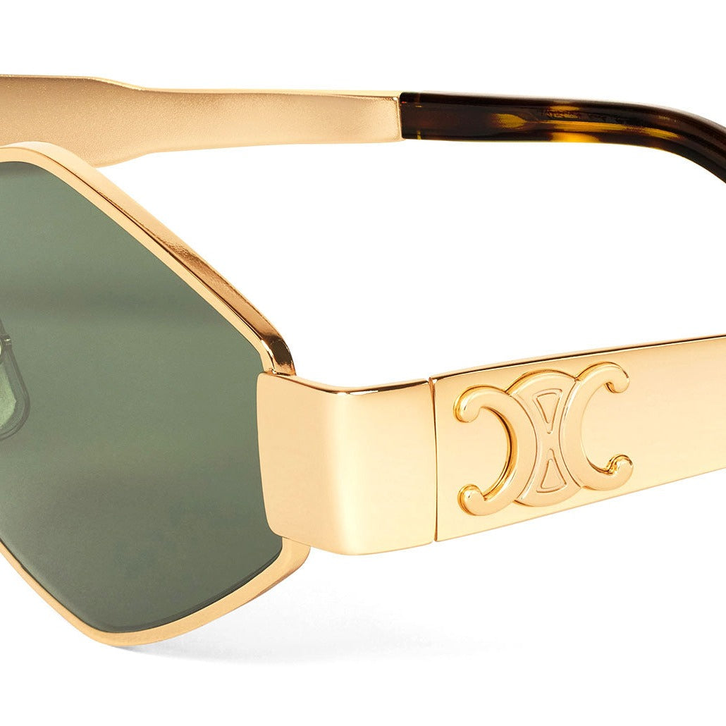 Alexander Daas - Celine CL40254U Sunglasses - Gold - Close-Up